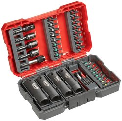 Pudełko na bity kwb 109020 do kluczy udarowych 35-częściowy zestaw bitów z uchwytem na bity i odpornymi na uderzenia kluczami nasadowymi, chwyty EC 6,3 Bity kwb  109020 35 szt.