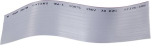 Kabel płaski, taśmowy Wymiary siatki: 0.635 mm 80 x 0.05 mm² szary BKL Electronic 1505062 Produkty w metrach bieżących