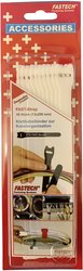 Opaska kablowa na rzepy do wiązania element z pętelkami i haczykami (D x S) 200 mm x 13 mm biały FASTECH® 802-010 10 szt.