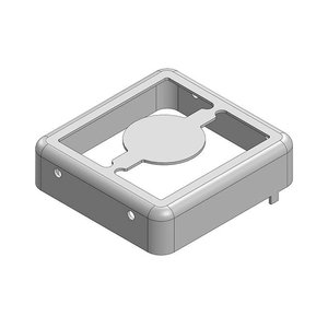 19,1 x 18,2 x 5 mm Dwuczęściowa bezszwowa osłona RF/osłona EMI RAMA (CRS) Ekranowa rama osłonowa Masach TECH EMI/RFI-Abschirmung MS191-10F, 1 szt.
