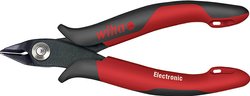 Precyzyjny obcinak boczny Wiha dla elektroników, mały (27391) szeroka, spiczasta główka bez fasety 130 mm Szczypce boczne Wiha 27391, dla elektryków