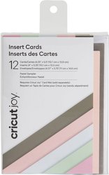 Wkładki Cricut Joy, pastelowe, 12 sztuk Cricut Joy Insert Cards Zestaw kart