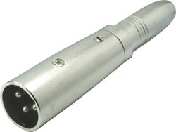 Adapter XLR złącze męskie XLR - złącze żeńskie jack 6,3 mm Stereo Kash 55050 1 szt.