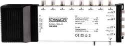 Multiprzełącznik SAT Schwaiger SEW4058 Wejścia (multi-switch): 5 (4 sat/ 1 naziemne) Ilość uczestników: 8