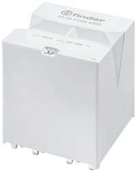Przekaźnik  z 4 stykami zwiernymi do zastosowania w inwerterach lub stacjach ładujących, maks. prąd ciągły 400 A, napięcie cewki 24 V DC  Przekaźnik o wysokiej wydajności Finder 68.24.9.024.4300 68.24.9.024.4300, 400 V/AC, 40 A, 1 szt.