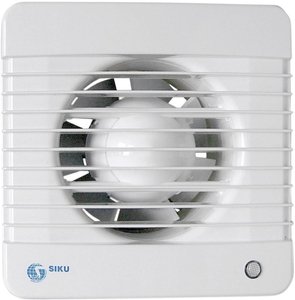 Wentylator ścienno-sufitowy, KL 125 27530, 16 W, 185 m3/h,2400 rpm, 180 x 180 mm, biał