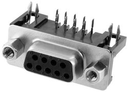 Listwa żeńska D-Sub Connfly DS1037-09FNAKT74-0CC, rzędy: 2, styki: 9, 1 szt.