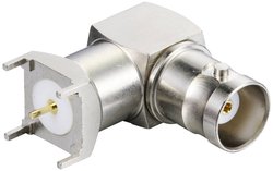 Złącze BNC TRU COMPONENTS  2632826 złącze żeńskie do wbudowania poziomego 50 Ω 1 szt.