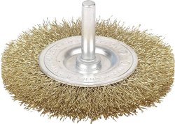 Szczotka tarczowa mosiężna Wolfcraft 2110000, 6 mm