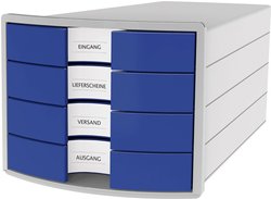 Szafka z szufladami HAN 1012-14 szary błyszczący DIN A4, DIN C4 Ilość szuflad: 4