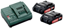 Akumulator do elektronarzędzi Metabo Basic-Set 2 x 2.0 Ah 685161000, Li-Ion, 2.0 Ah, 18 V