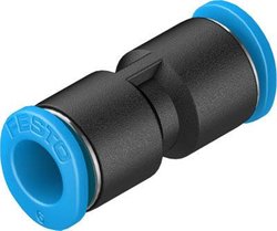 Łącznik prosty FESTO QSM-6    Średnica rury: 6 mm, 6 mm   1 szt.