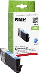 KMP Tusz Zamiennik Canon CLI-581C XXL Cyjan  atrament KMP C112 1578,0203, 1 szt.