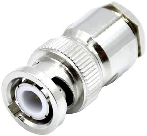 Złącze wtykowe SSB Aircell 7, mosiądz niklowany