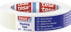 Taśma maskująca tesa tesa® Professional 04325-00001-01 STANDARD (D x S) 50 m x 25 mm 50 m 1 szt.