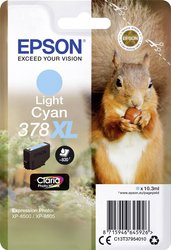 Tusz do drukarek atramentowych Epson T3795, 378XL  Jasny cyjan
