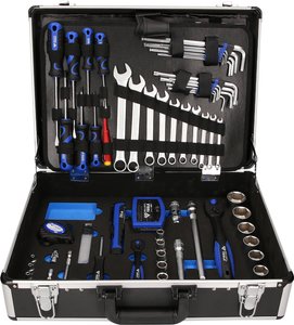 Uniwersalny zestaw narzędzi 1/4&quot, + 1/2&quot,, 143-cz Zestaw narzędzi Brilliant Tools BT024143