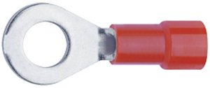 Końcówka kablowa oczkowa izolowana Klauke 6206, M6, 6.5 mm, 0.5 - 1 mm2