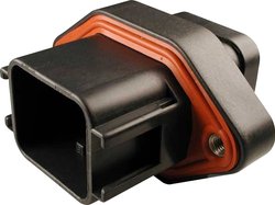 Obudowa złącza pin męskiego na kabel TE Connectivity DTV02-18PB, wire-to-wire, piny: 18, 1 szt.