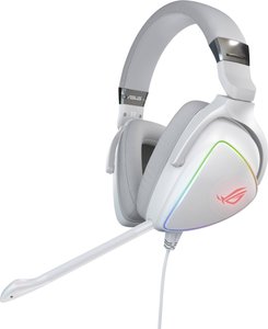 Zestaw słuchawkowy Over Ear Asus ROG Delta 90YH02HW-B2UA00 Stereo biały