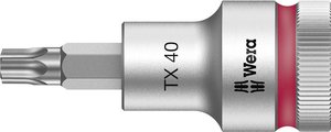Klucz nasadowy Zyklop 12,5 mm (1/2''), T 40 x 60 mm Nasadka TORX T 40 Wera 8767 C HF 05003834001
