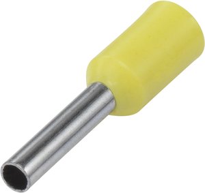 Końcówki kablowe tulejkowe 469906, kołnierz, 0,34 mm2 x 6 mm, różowe, 100 szt.