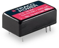 Przetwornica DC/DC, do PCB TracoPower TEL 10-2411WI TEL 10-2411WI, DIL-16, 10 W, 2 A, 10 szt.