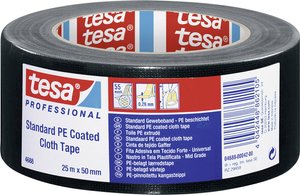 tesaband® 4688 — Wysoce przyczepna standardowa taśma tekstylna do użytku wewnątrz i na zewnątrz Taśma naprawcza tesa tesa® Professional 04688-00042-00  (D x S) 25 m x 50 mm 25 m 1 szt.