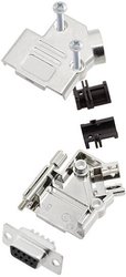 Zestaw listew żeńskich D-Sub TRU COMPONENTS TCD45PKM09DMSK 7708960, rzędy: 2, styki: 9, 45 °, 1 szt.