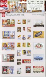 Plakaty reklamowe w skali H0, epoka III