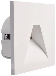 Oprawa ścienna do wbudowania, zestaw Alwaid 2, moduł podstawowy z zasilaczem z kwadratową białą kątową osłoną, 220-240V AC/50-60Hz, 4, Lampa ścienna do zabudowy LED Deko Light Alwaid 2 Set 620175  4 W