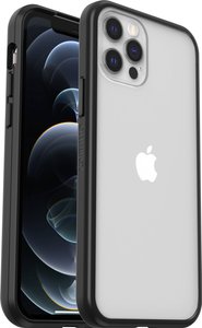 Otterbox React Futerał backcase Apple iPhone 12, iPhone 12 Pro czarny, przeźroczysty Kompatybilny z MagSafe