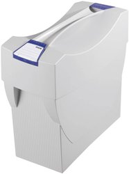 Pudełka wiszące HAN SWING-PLUS 1901-11 jasnoszary z pokrywą, do 20 folderów wiszących Skrzynia na akta do zawieszenia HAN 1901-11 szary błyszczący 1 szt.