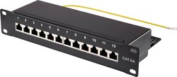 Patchpanel Renkforce RF-3353478, 12 Portów, 254 mm (10''), 1 U