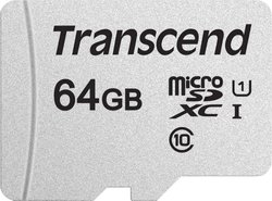 Karta pamięci microSDXC Transcend Premium 300S, 64 GB, Class 10, UHS-I, UHS-Class 1