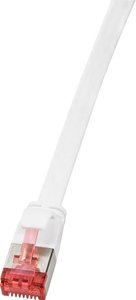 Kabel LAN LogiLink CF2021S, 1 szt., RJ45, CAT 6, U/FTP, 0.50 m, biały