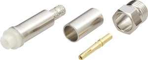 Złącze zaciskowe Amphenol FME 6121B1-ND3G-1-50, gniazdo prote, izolacja POM