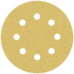 Papier ścierny EXPERT C470 z 8 otworami do szlifierek mimośrodowych, 115 mm, G 60, 5 części. Papier ścierny ekscentryczny Bosch Accessories EXPERT C470 2608900795 5 szt.