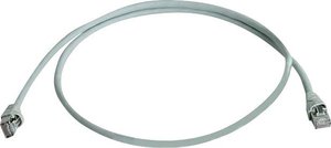 Kabel LAN Telegärtner L00001A0090, 1 szt., RJ45, CAT 6a, S/FTP, 1.50 m, szary