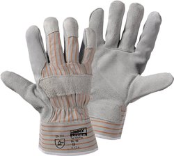 Rękawice robocze L+D worky Fox 1519-10, Rozmiar rękawic: 10, XL, szary