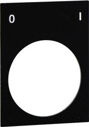 Tablica informacyjna Schneider Electric 30x40 0-I ZB2BY2178 Tabliczka opisowa Schneider Electric ZB2BY2178 1 szt.
