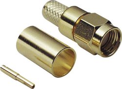 Złącze SMA odwrócone TRU COMPONENTS  1579297 złącze męskie proste  1 szt.