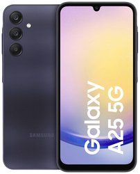 Samsung Galaxy A25 Smartfon 5G 128 GB 16.5 cm (6.5 cal) niebiesko-czarny Android™ 14 Gniazdo hybrydowe