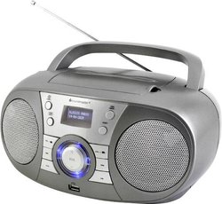 Radio-CD soundmaster SCD1800TI DAB+, UKW  szary
