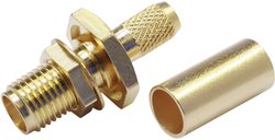 Złącze SMA Telegärtner J01151A0401 J01151A0401 złącze żeńskie proste 50 Ω 1 szt.