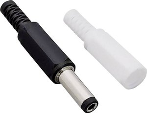 Złącze męskie niskonapięciowe BKL Electronic 075246 złącze męskie proste 5.50 mm 2.50 mm 1 zest.