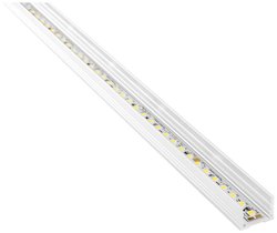 Barthelme 62399201_9010 BARdolino Profil LED       aluminium (D x S x W) 1000 x 18.4 x 13 mm  1 m