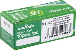 Ogniwo guzikowe Murata SR1120-PBWW tlenkowo-srebrowe 60 mAh 1.55 V 10 szt.