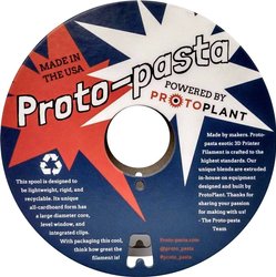 Filament do drukarek 3D PLA Proto-Pasta CFP11705, Średnica filamentu: 1.75 mm, 500 g, karbonowy