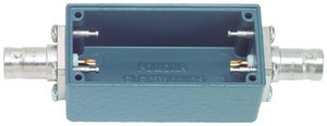 Aluminiowy korpus z pokrywą i gniazdami BNC na każdym końcu Pomona Electronics 2390 1632118